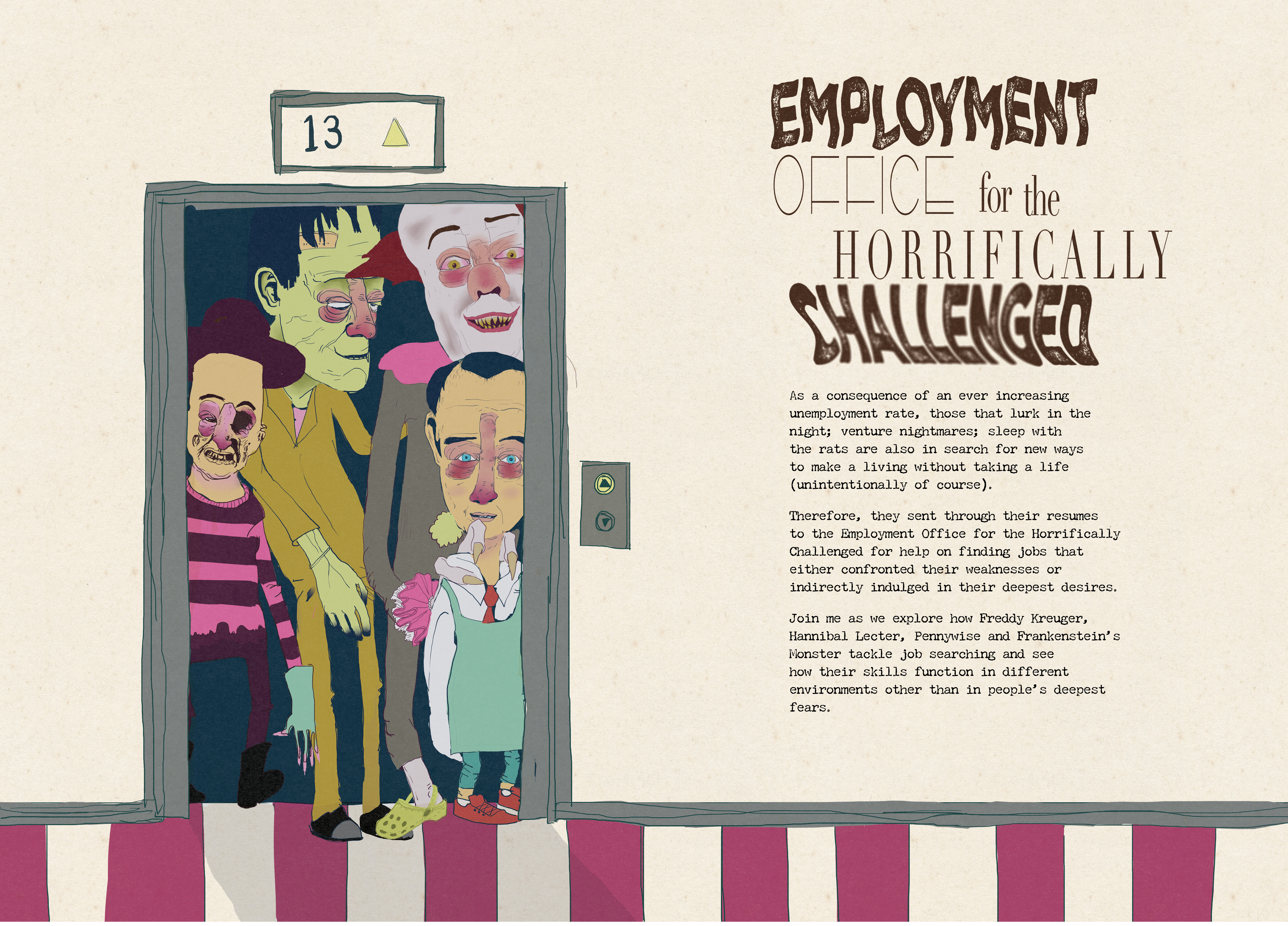 Zine Illustration and copy